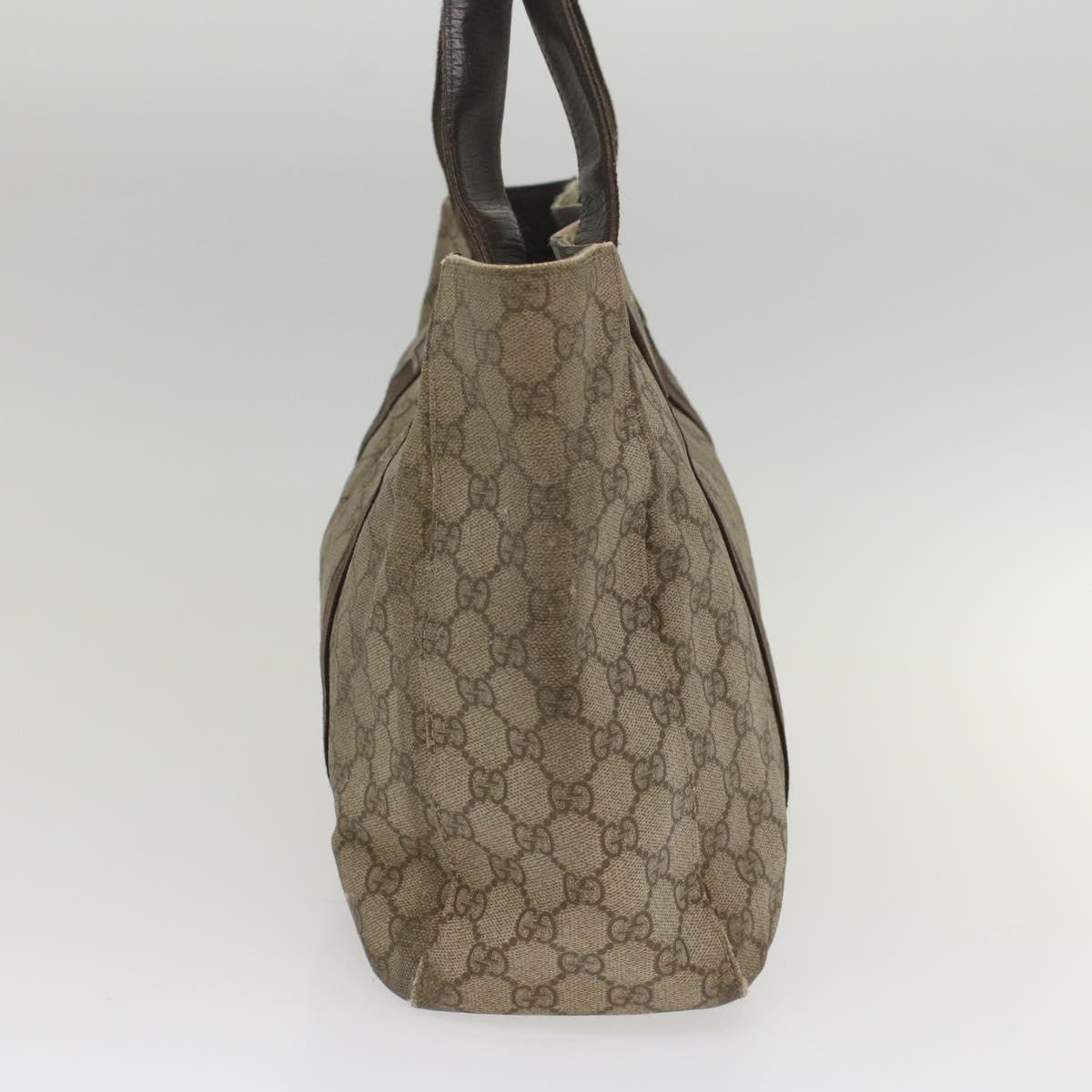 GUCCI GG Supreme Tote Bag Beige 141624 55561
