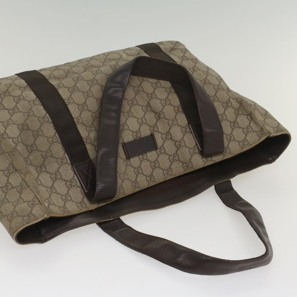 GUCCI GG Supreme Tote Bag Beige 141624 55561