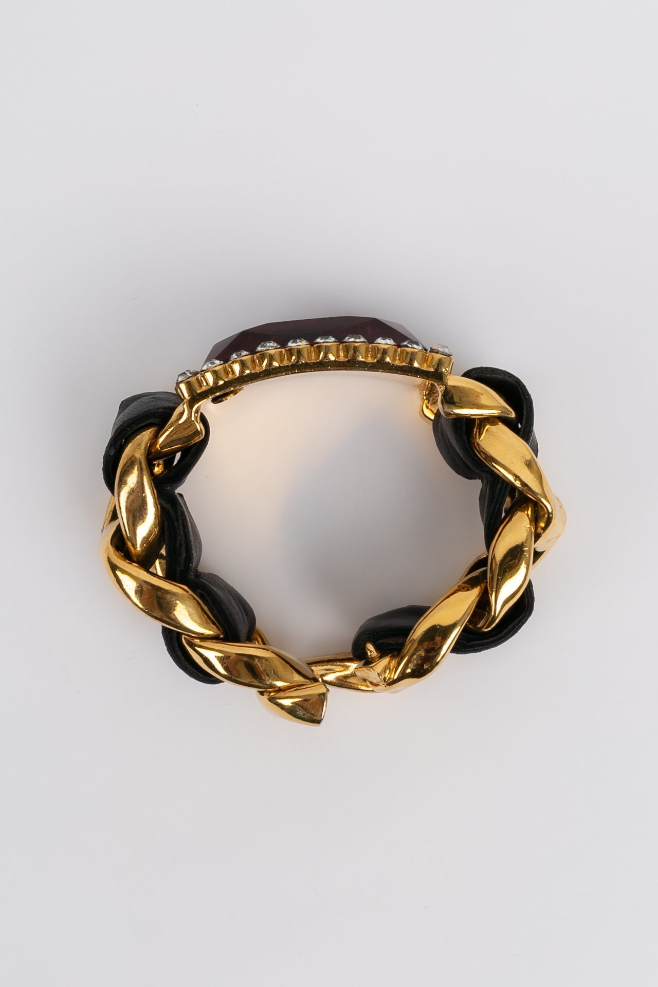 Bracelet en cuir Chanel
