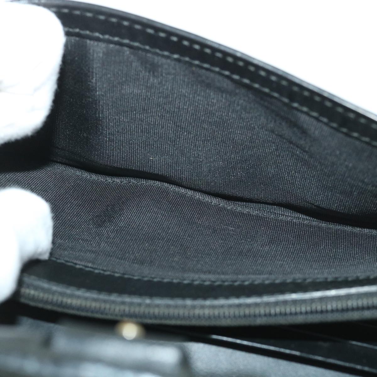 GUCCI GG Canvas Guccissima Long Wallet Black 481727 55674