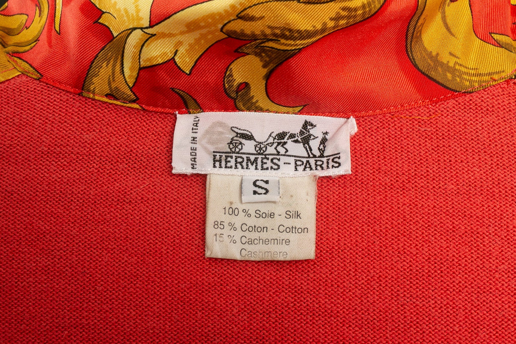 Polo en soie et cachemire HermÃƒÆ’Ã‚Â¨s