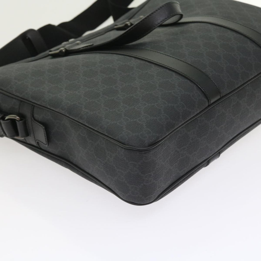 GUCCI GG Canvas Business Bag PVC Leather 2way Black 337081 55693