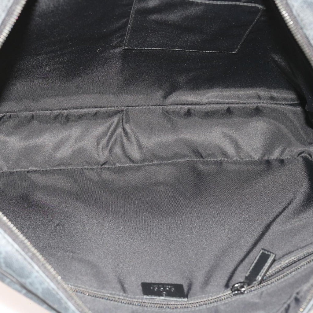 GUCCI GG Canvas Business Bag PVC Leather 2way Black 337081 55693