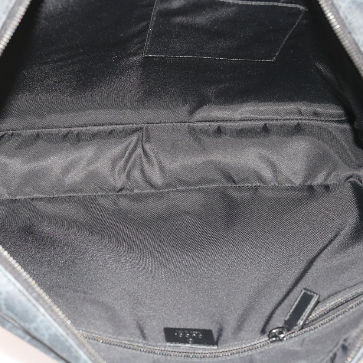 GUCCI GG Canvas Business Bag PVC Leather 2way Black 337081 55693