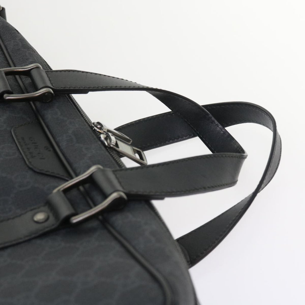 GUCCI GG Canvas Business Bag PVC Leather 2way Black 337081 55693