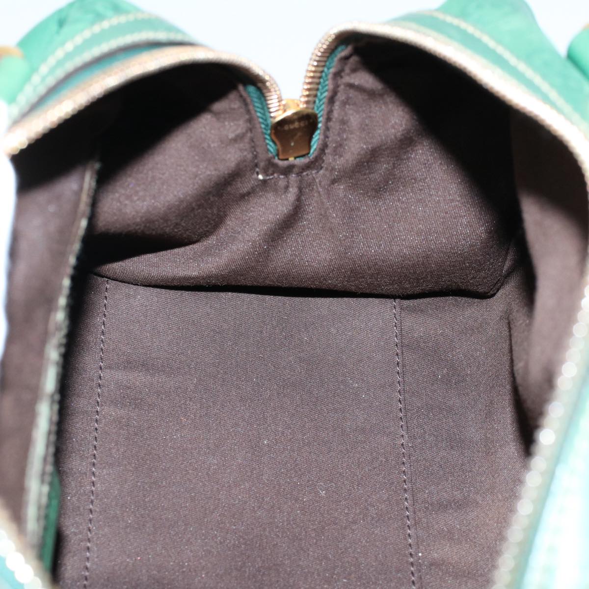 GUCCI GG Canvas Bamboo Guccissima Hand Bag Green 159400 55742