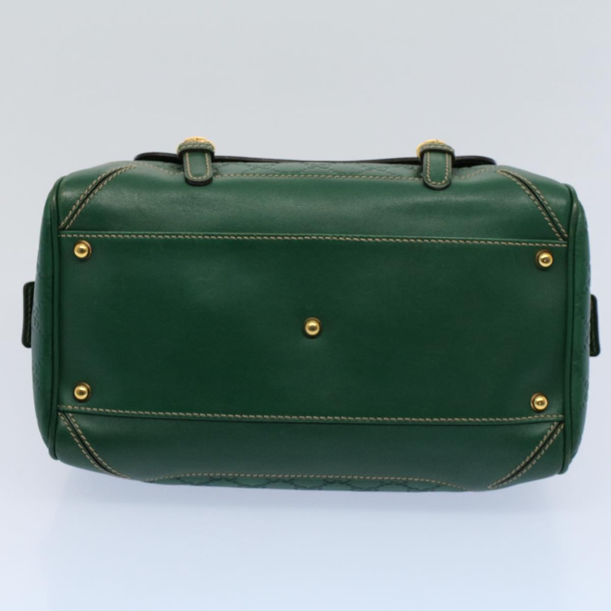 GUCCI GG Canvas Bamboo Guccissima Hand Bag Green 159400 55742