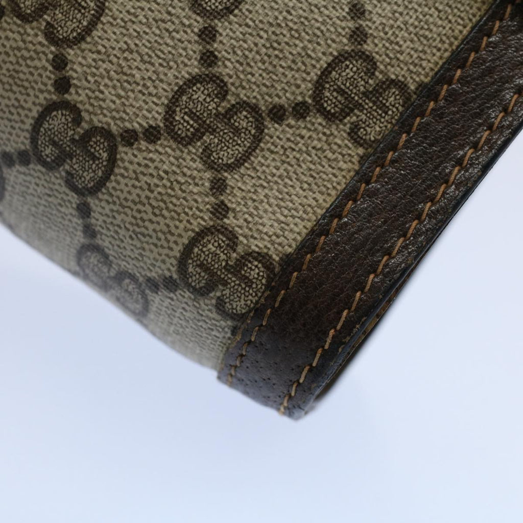 GUCCI GG Supreme Web Sherry Line Clutch Bag Beige Red 41 014 3087 25 55754