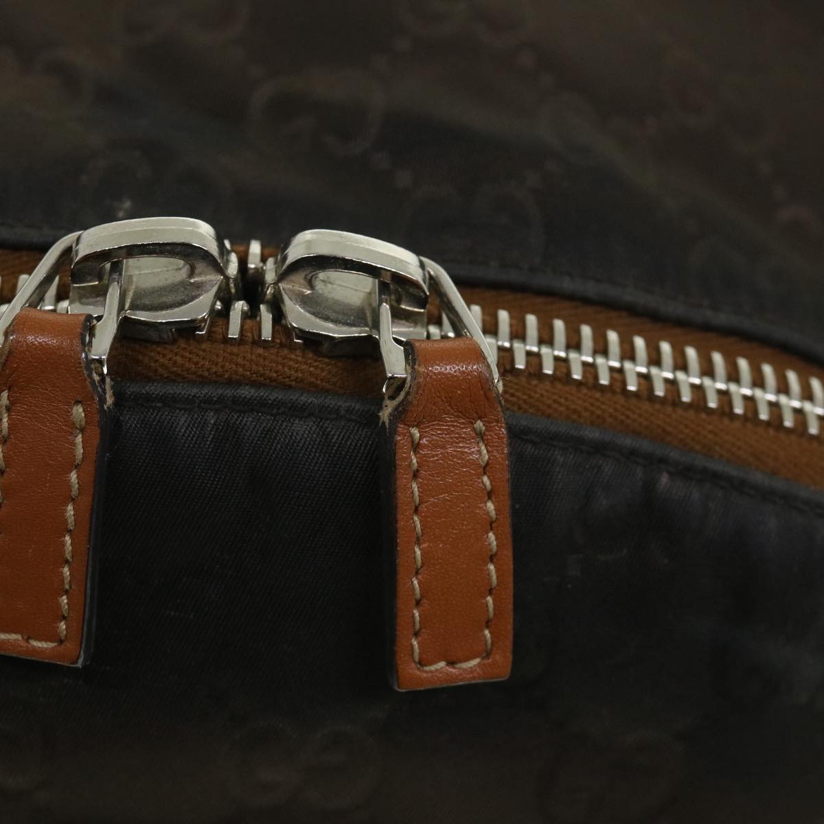 GUCCI GG Canvas Backpack Nylon Brown 190278 55856