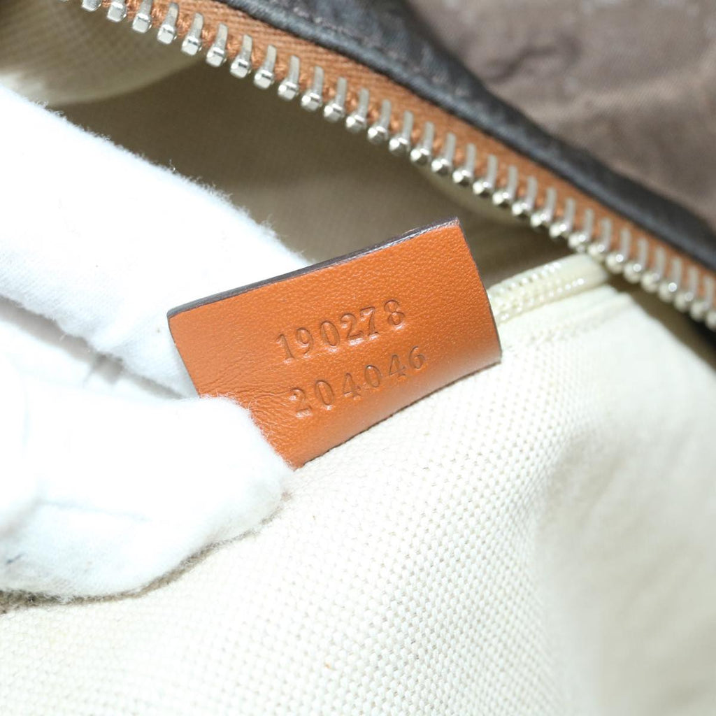 GUCCI GG Canvas Backpack Nylon Brown 190278 55856