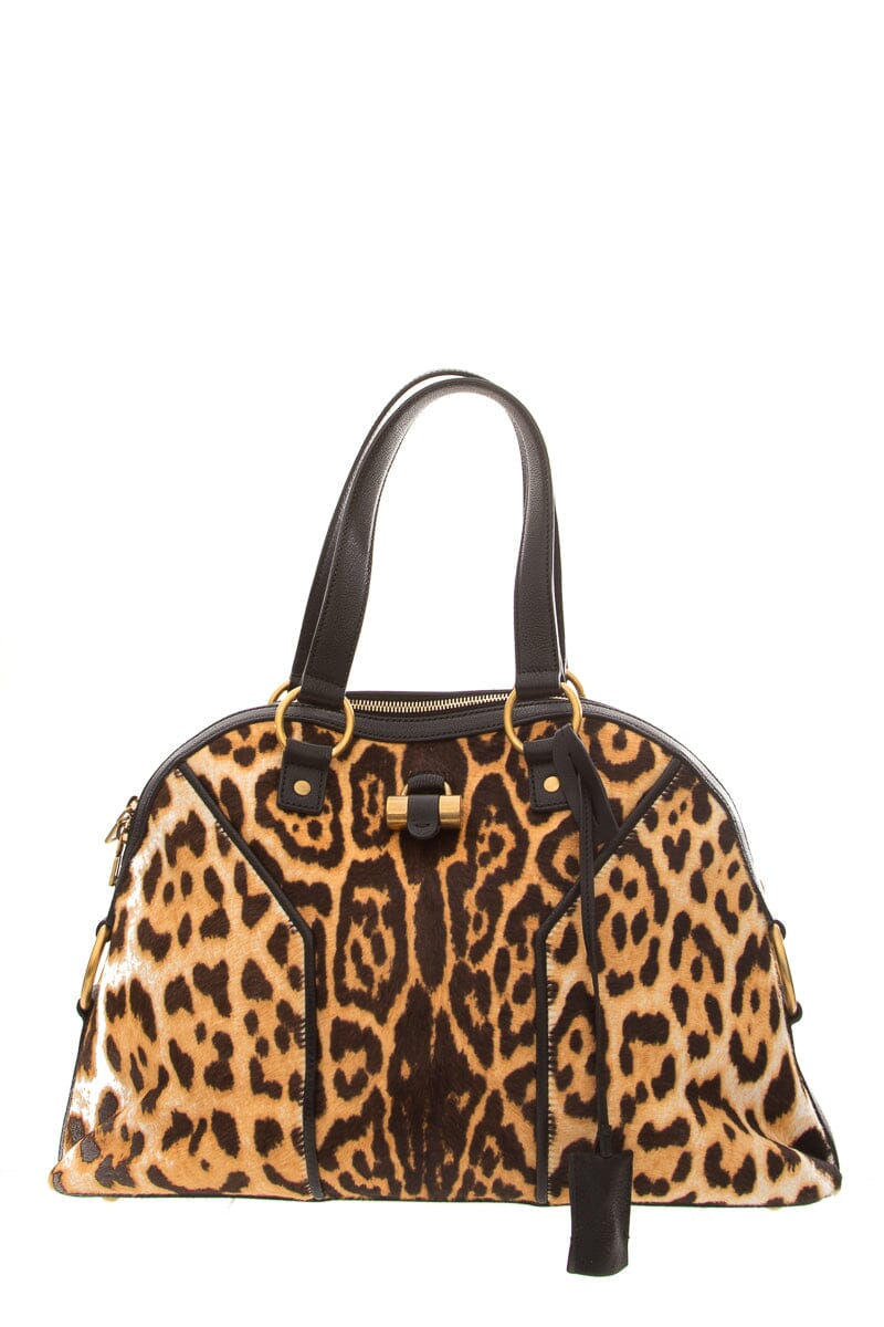Yves Saint Laurent Cheetah Handle Bag