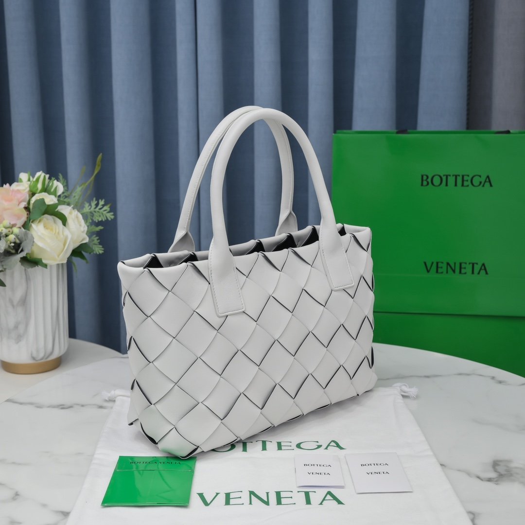 GLAMI Braided Maxi Cava Tote Bag White, For Women, Bags 13.8in/35cm