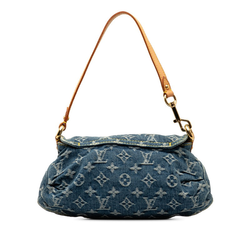 Louis Vuitton Monogram Denim Mini Privy Shoulder Bag M95050 Indigoblue Denim Leather  Louis Vuitton