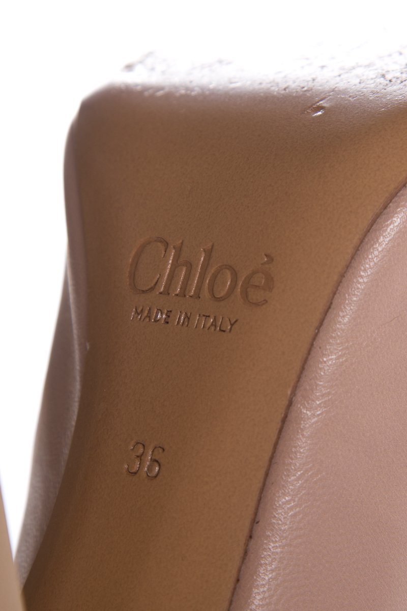 ChloÃƒÆ’Ã‚Â© Light Mauve Leather Sandals SZ 36