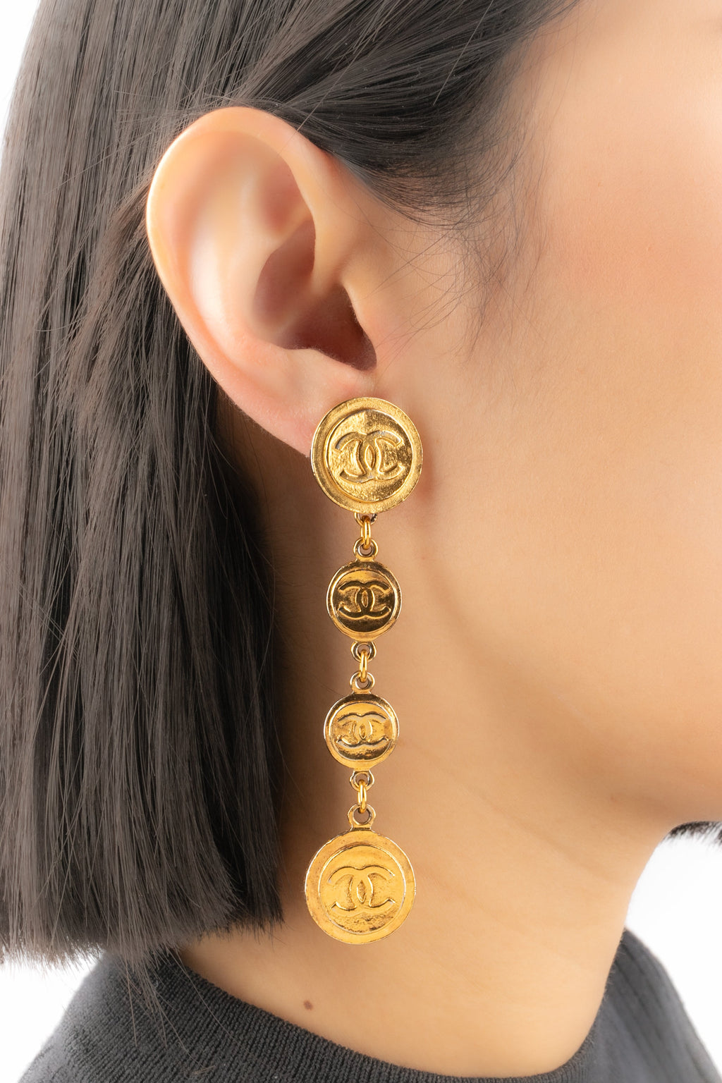 Boucles d'oreilles cc Chanel