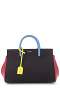 YSL Cabas Rive Gauche Leather Handbag