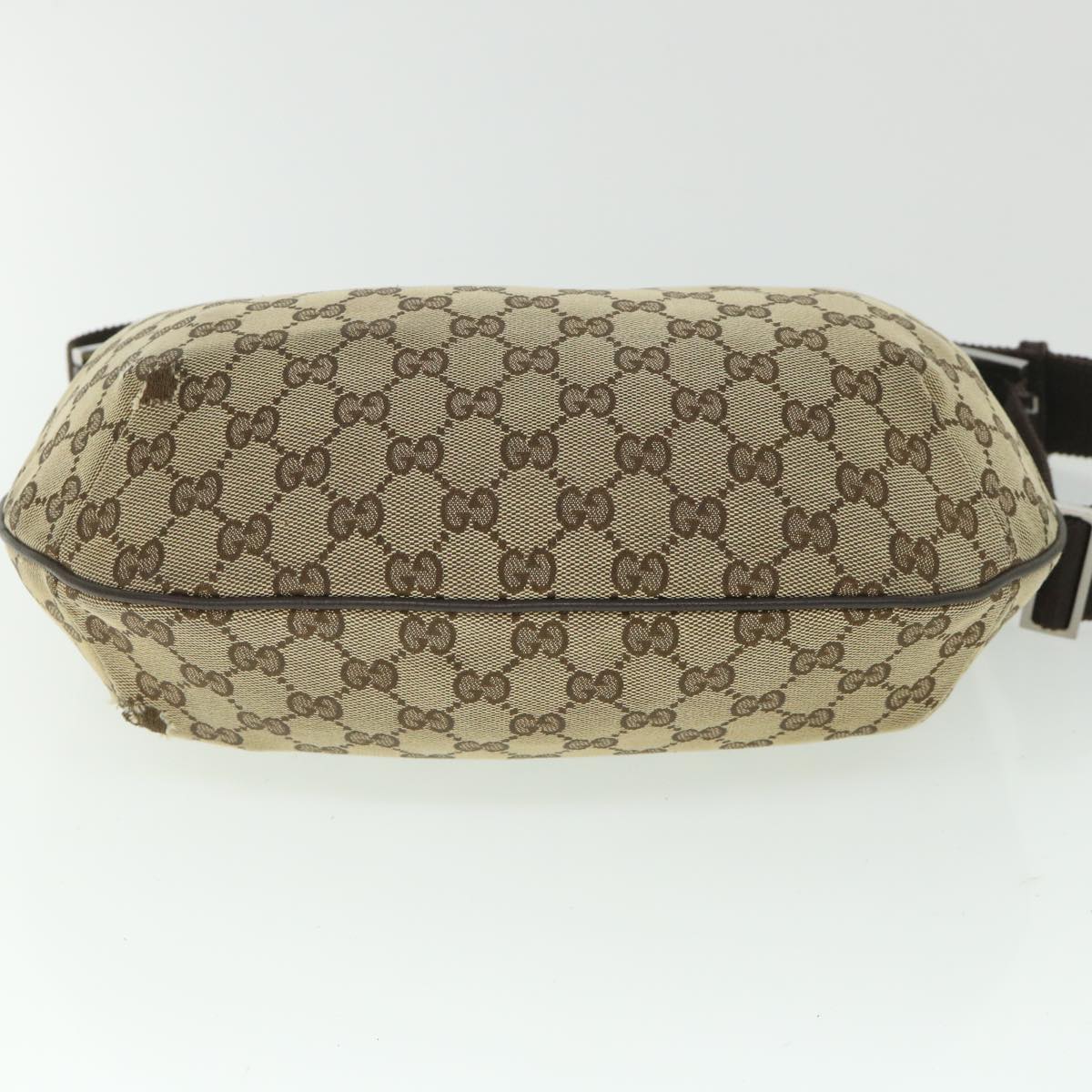 GUCCI GG Canvas Shoulder Bag Beige Brown 181092 56054