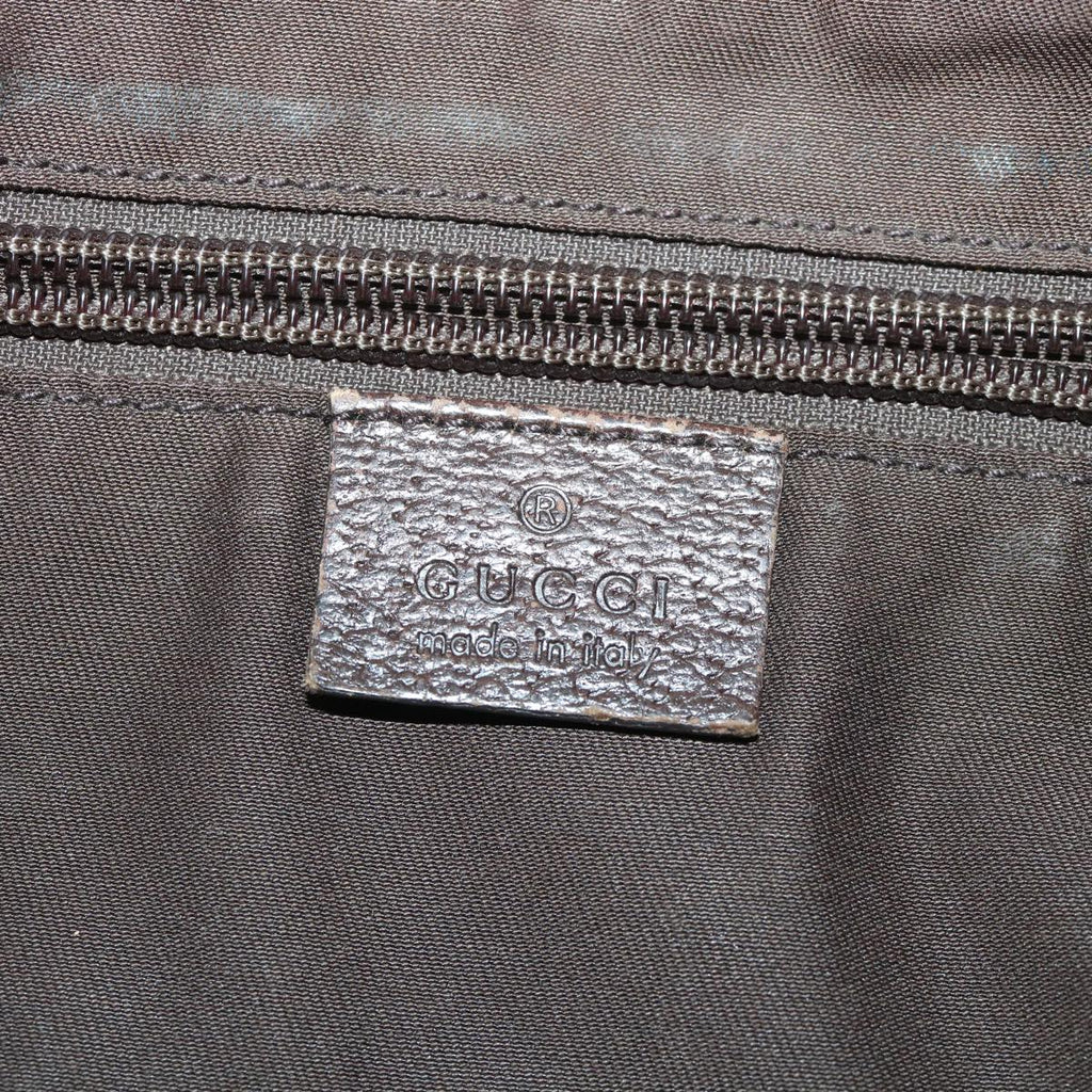 GUCCI GG Canvas Shoulder Bag Beige Brown 181092 56054