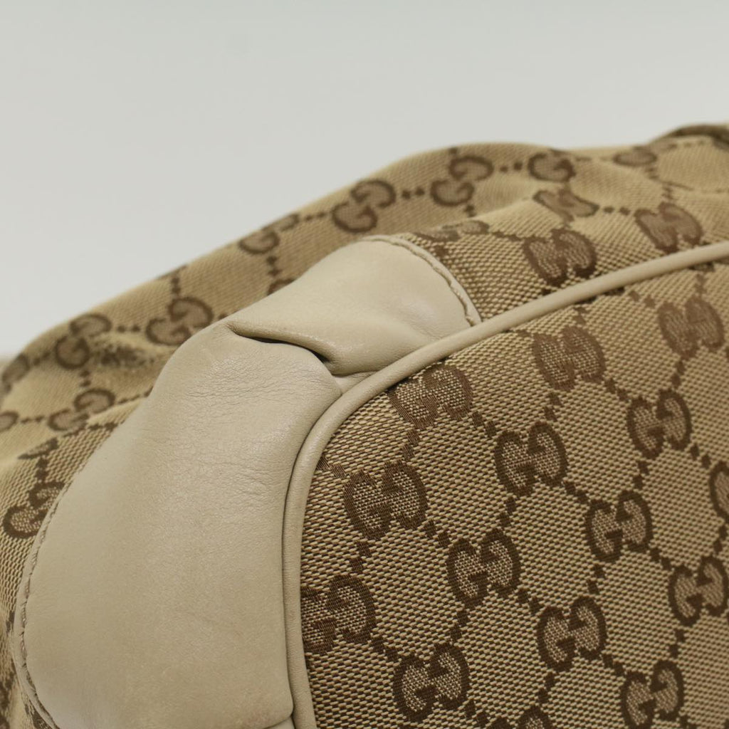 GUCCI GG Canvas Sukey Shoulder Bag Beige 247902 56055
