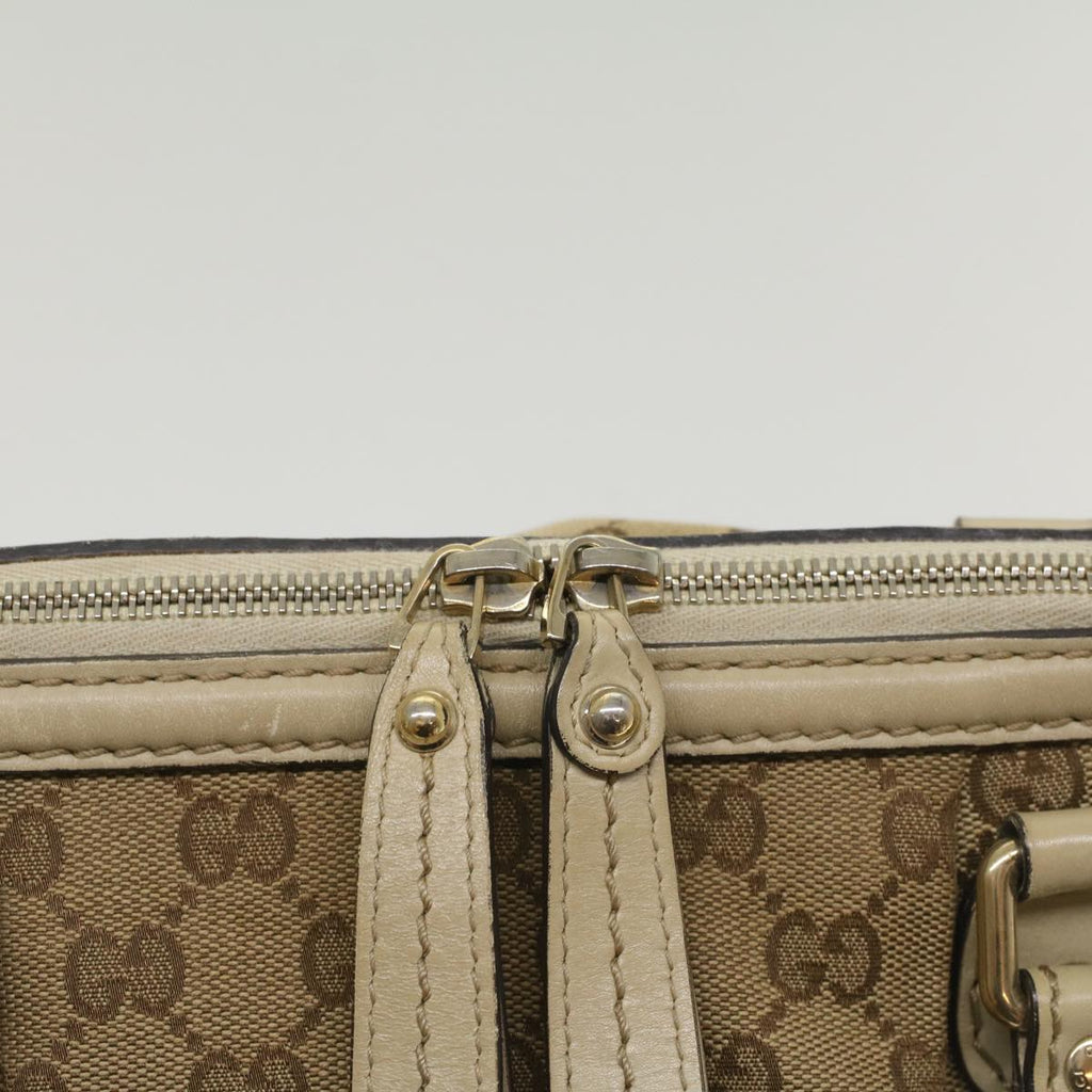 GUCCI GG Canvas Sukey Shoulder Bag Beige 247902 56055