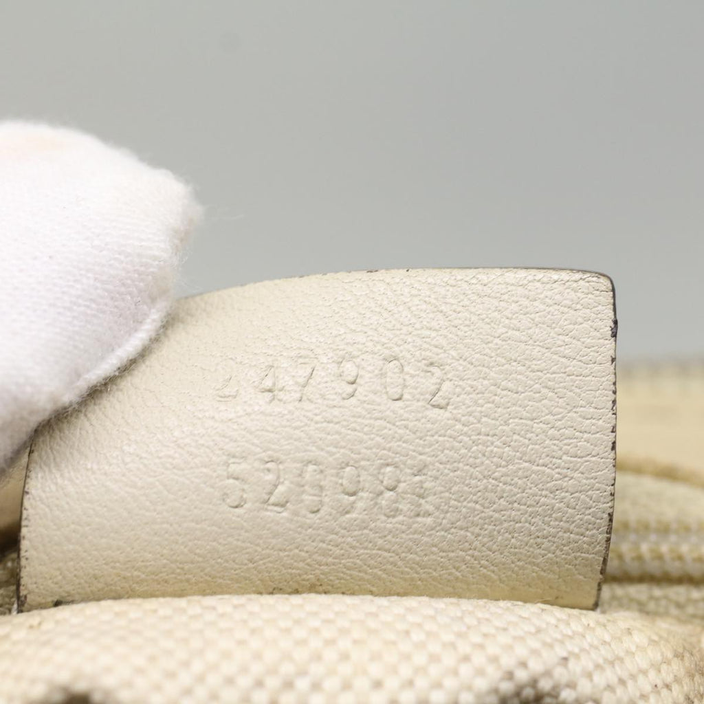 GUCCI GG Canvas Sukey Shoulder Bag Beige 247902 56055