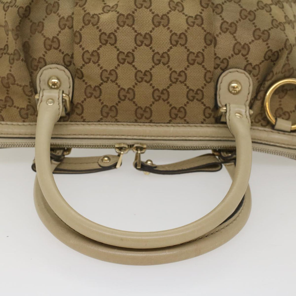 GUCCI GG Canvas Sukey Shoulder Bag Beige 247902 56055