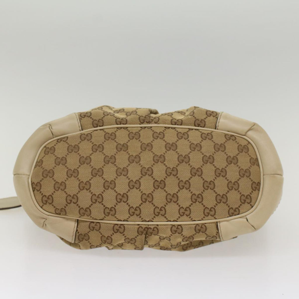 GUCCI GG Canvas Sukey Shoulder Bag Beige 247902 56055