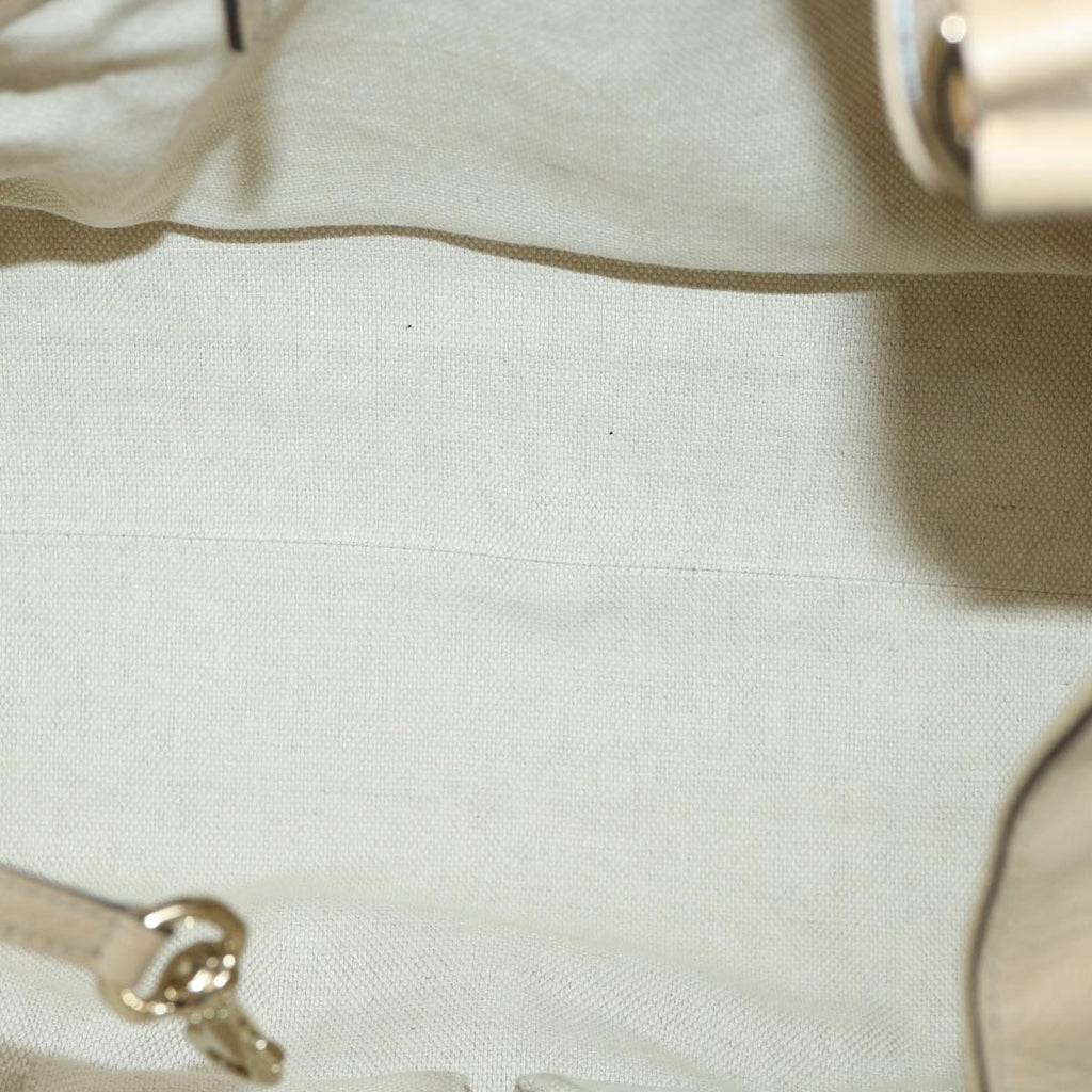 GUCCI Soho Hand Bag Leather Beige 282309 56059