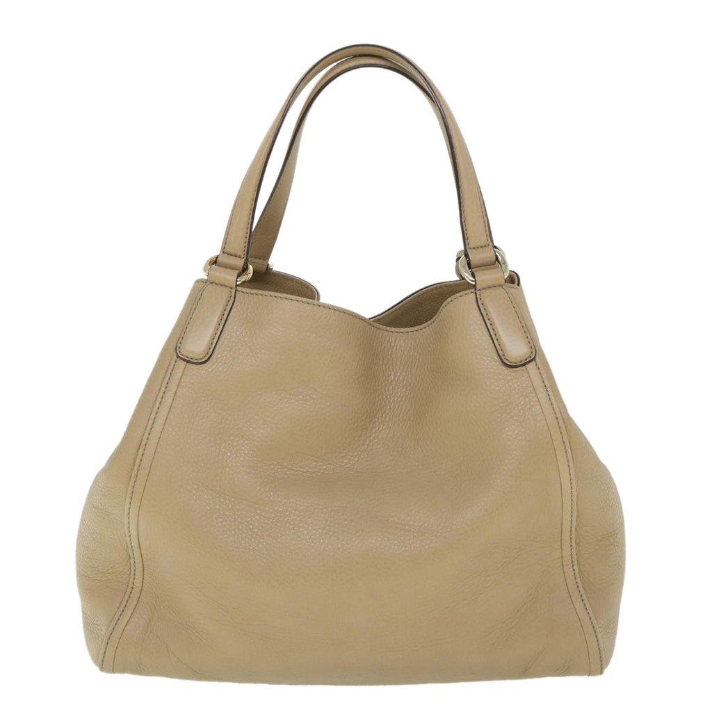 GUCCI Soho Hand Bag Leather Beige 282309 56059