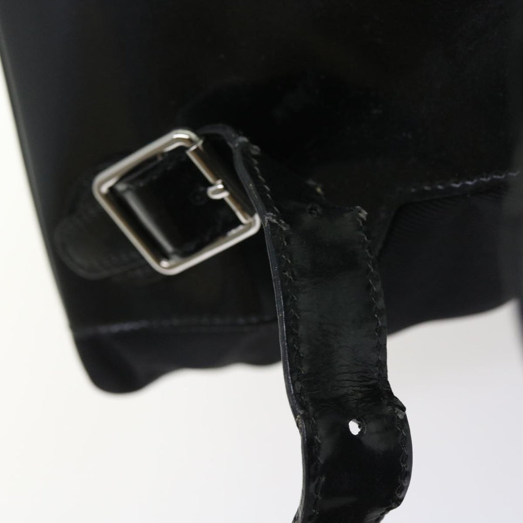 GUCCI Bamboo Backpack Nylon Enamel Black 003 2058 0016 5 56067