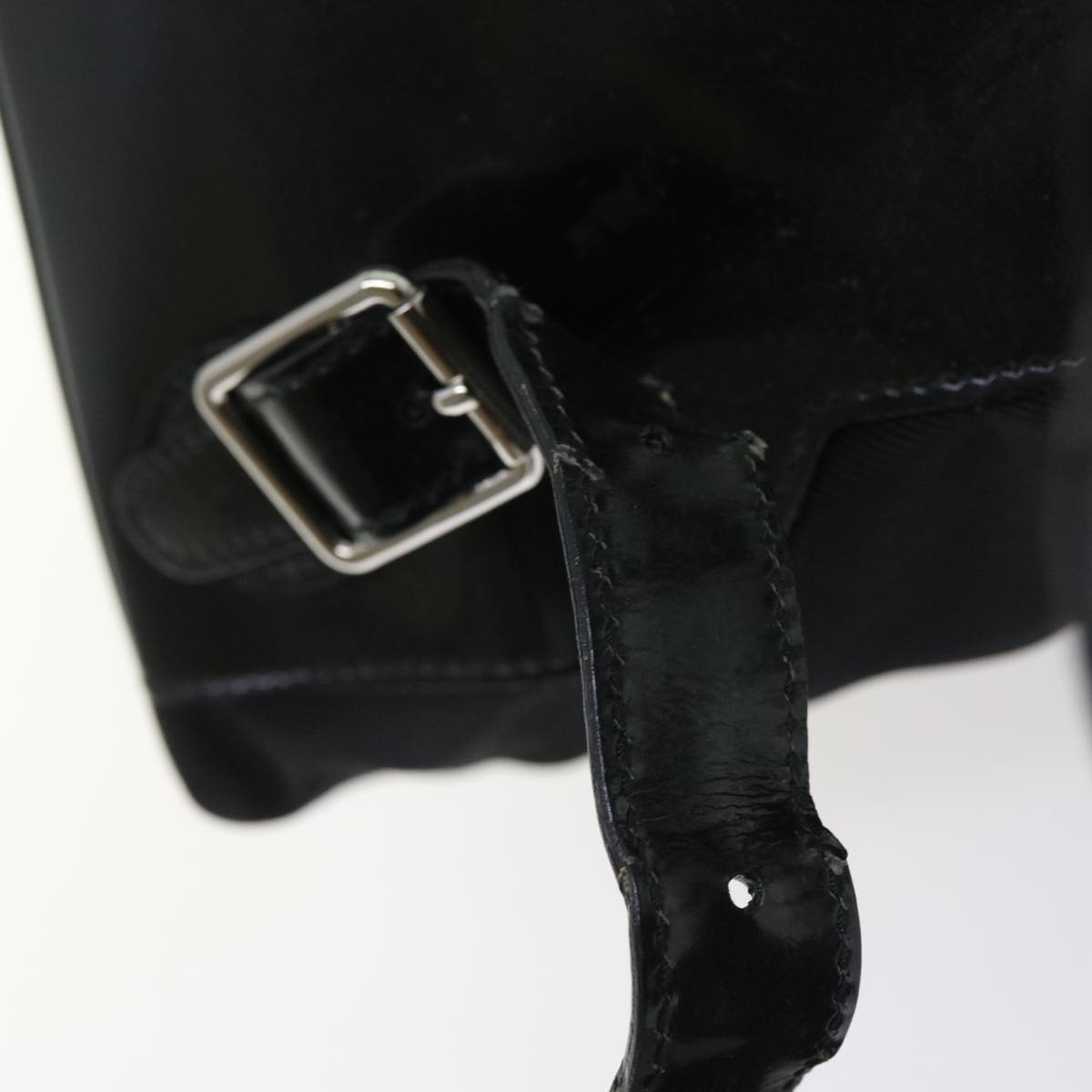 GUCCI Bamboo Backpack Nylon Enamel Black 003 2058 0016 5 56067