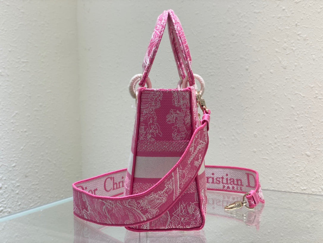 GLAMI MeGLAMIum Lady D-Lite Bag Pink, For Women, WomenÃ¢â‚¬â„¢s Handbags 24cm/9.5in CD M0565OROC_M956