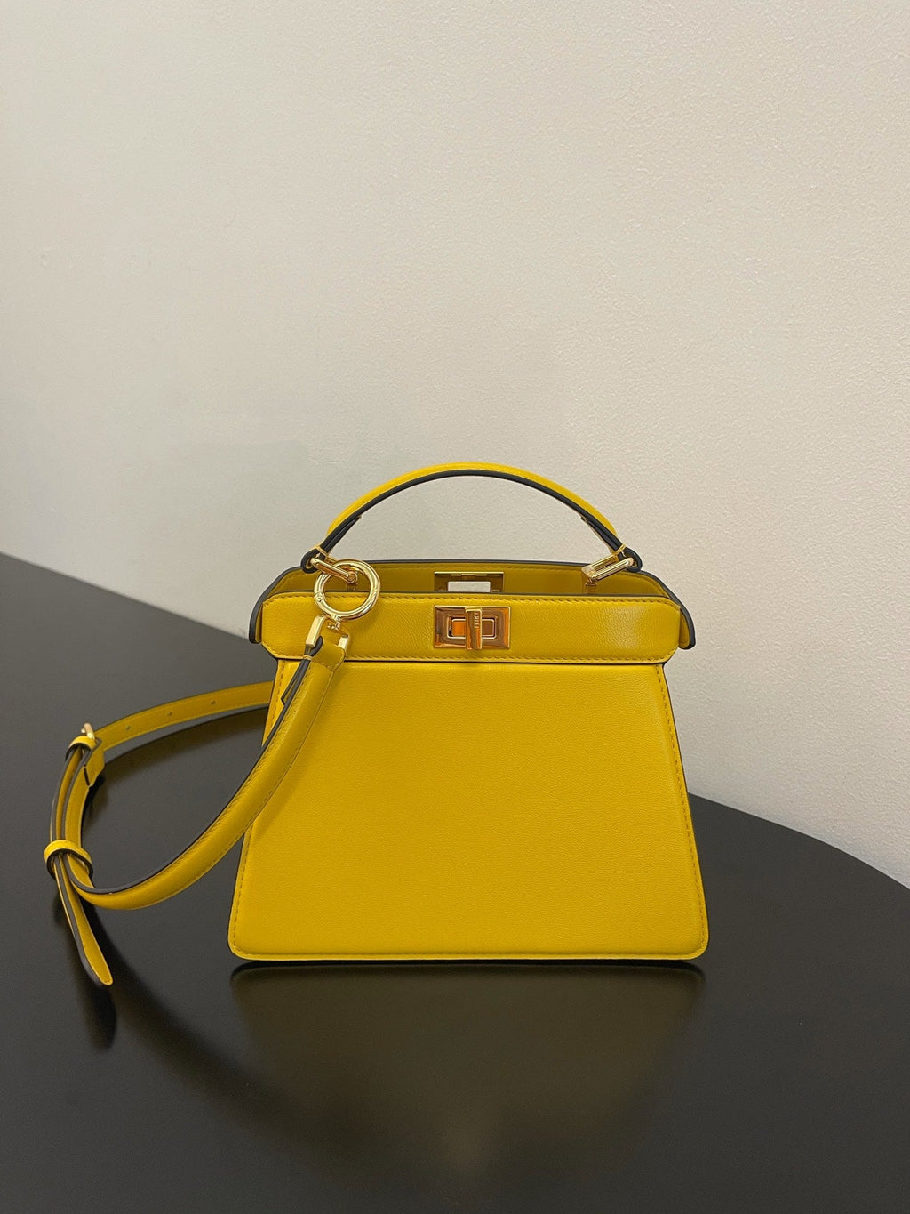 FI GlamI ISeeU Petite Yellow Small Bag For Woman 20cm/8in