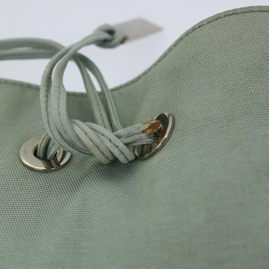 GUCCI Shoulder Bag Nylon Leather Light Blue 001 4034 2123 56217