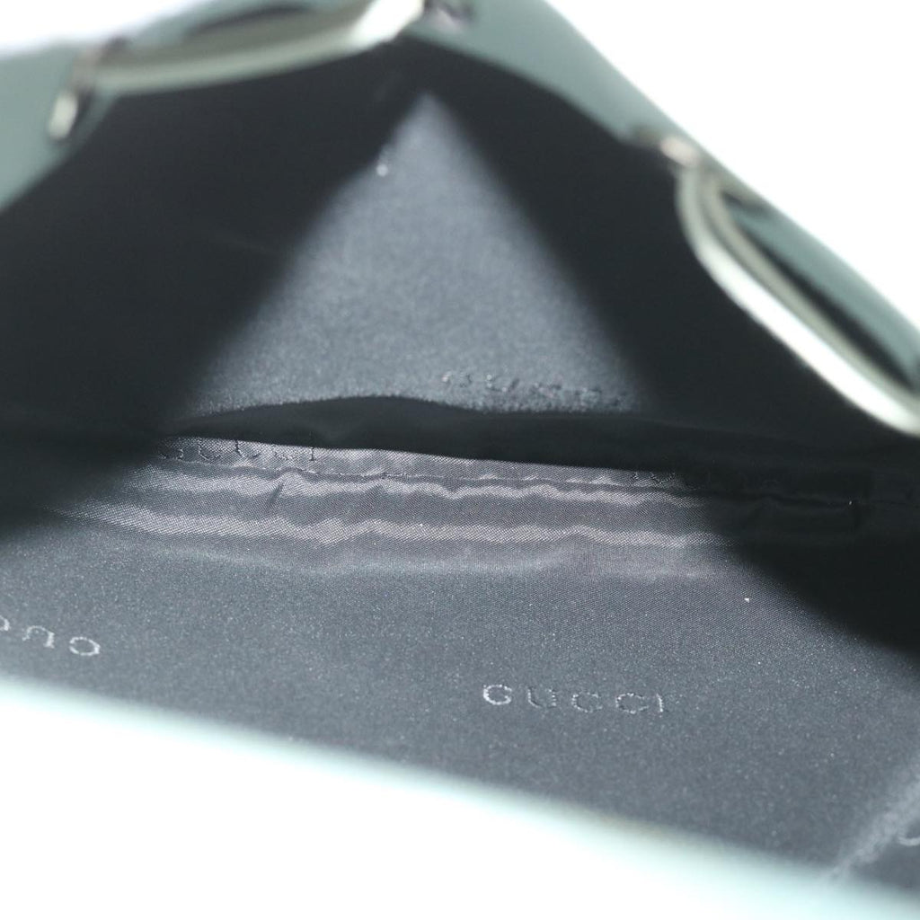 GUCCI Shoulder Bag Nylon Leather Light Blue 001 4034 2123 56217