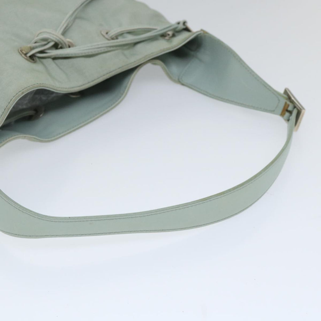 GUCCI Shoulder Bag Nylon Leather Light Blue 001 4034 2123 56217