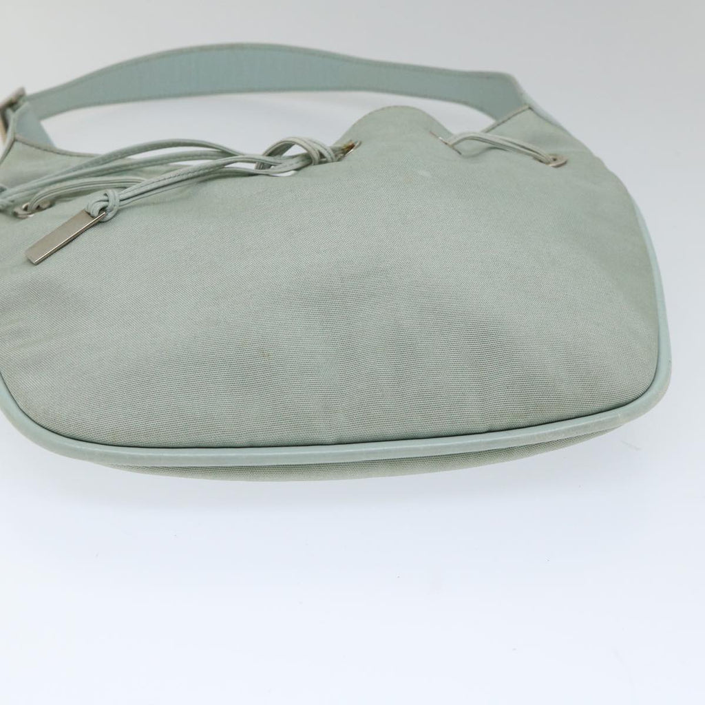 GUCCI Shoulder Bag Nylon Leather Light Blue 001 4034 2123 56217