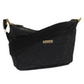 GUCCI GG Canvas Shoulder Bag Black 019 0433 56218