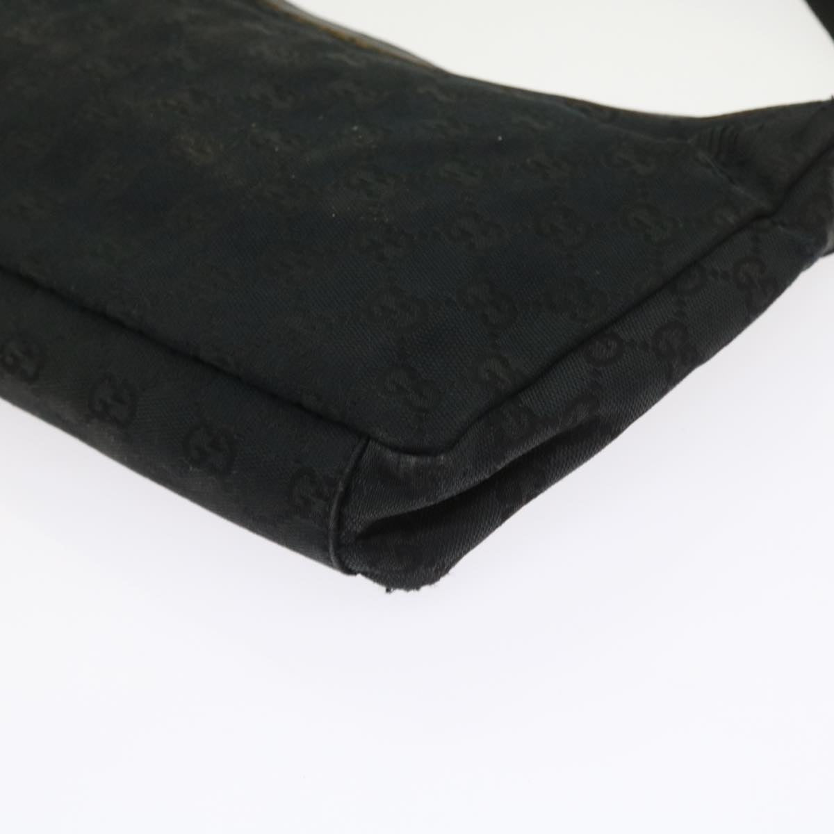 GUCCI GG Canvas Shoulder Bag Black 019 0433 56218