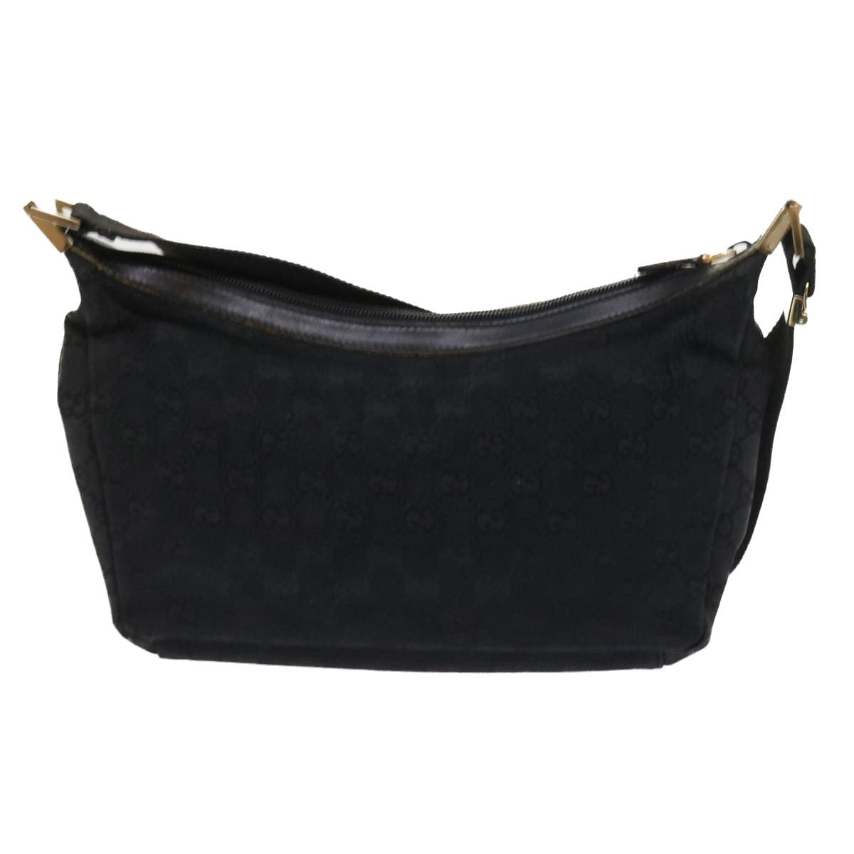 GUCCI GG Canvas Shoulder Bag Black 019 0433 56218