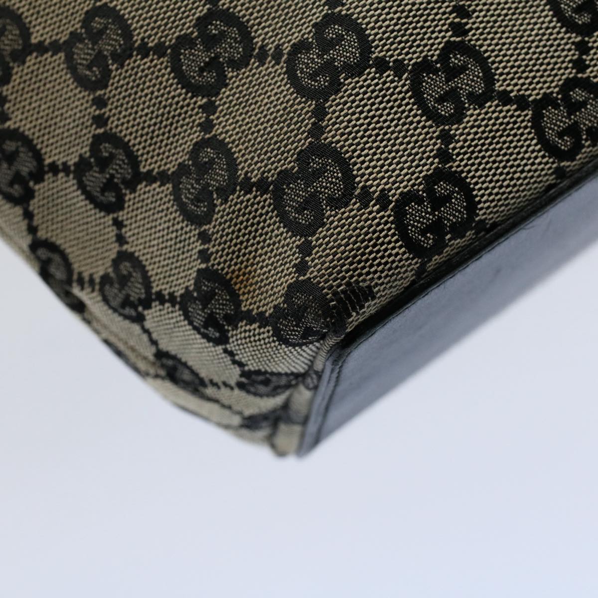 GUCCI GG Canvas Hand Bag Beige 002 1099 2404 56287