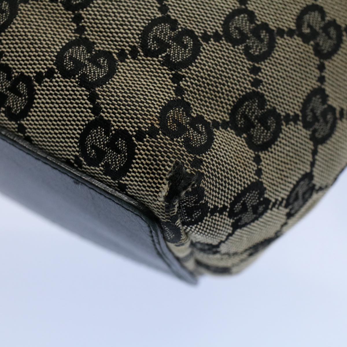 GUCCI GG Canvas Hand Bag Beige 002 1099 2404 56287