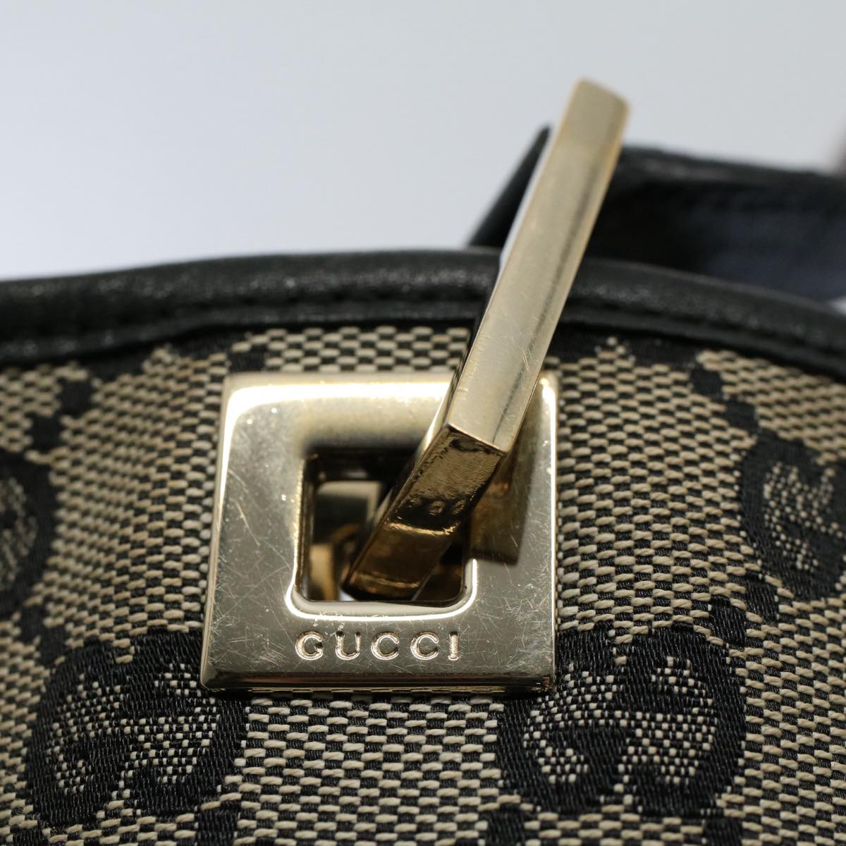 GUCCI GG Canvas Hand Bag Beige 002 1099 2404 56287