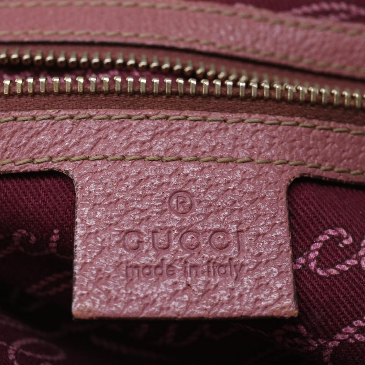 GUCCI GG Canvas Tote Bag Beige Pink 154982 56290