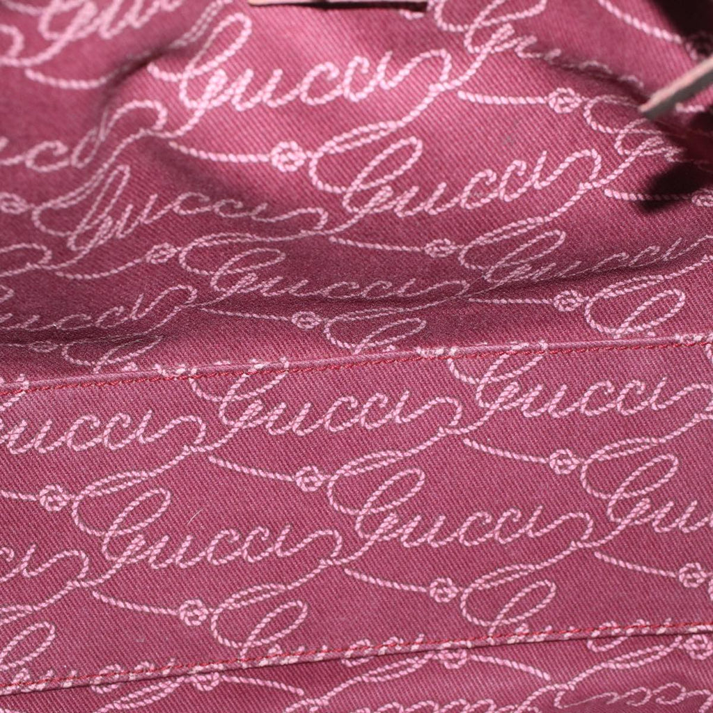 GUCCI GG Canvas Tote Bag Beige Pink 154982 56290
