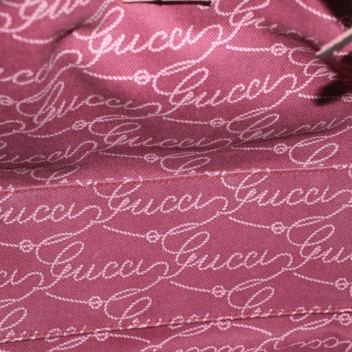 GUCCI GG Canvas Tote Bag Beige Pink 154982 56290
