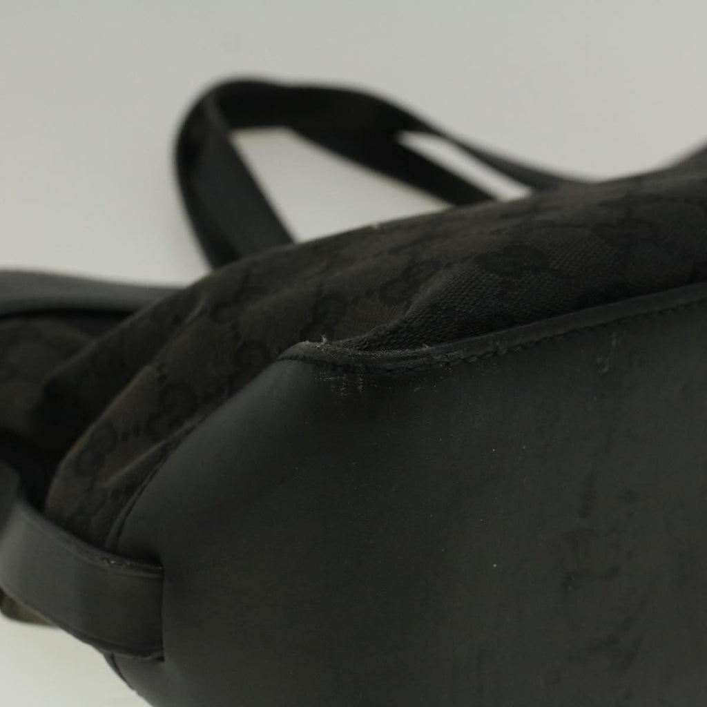 GUCCI GG Canvas Hand Bag Black 106251 56291