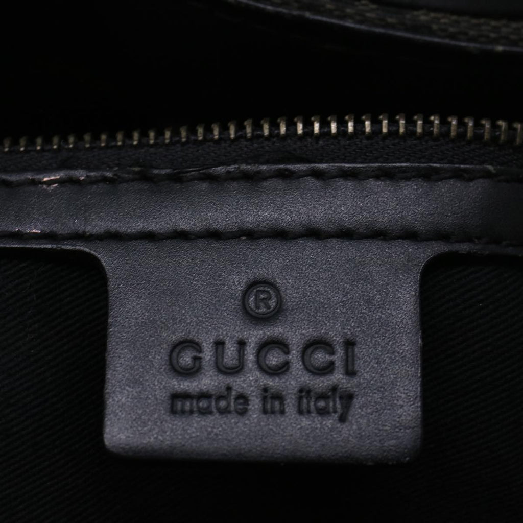 GUCCI GG Canvas Hand Bag Black 106251 56291