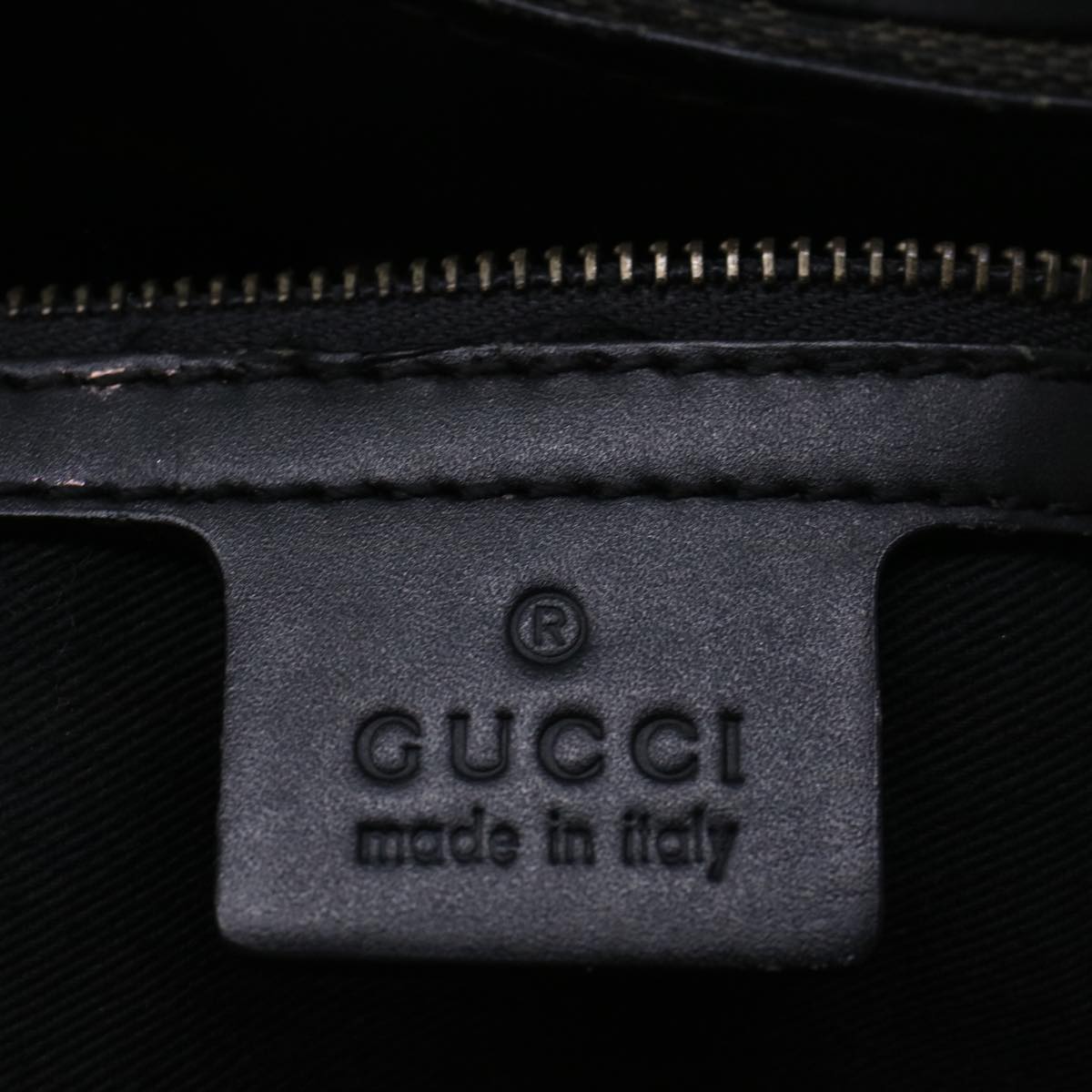 GUCCI GG Canvas Hand Bag Black 106251 56291