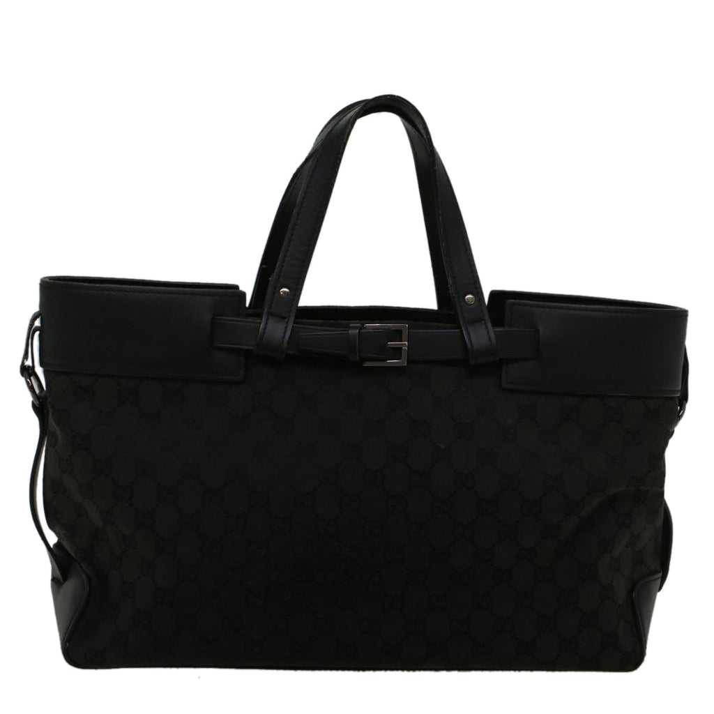 GUCCI GG Canvas Hand Bag Black 106251 56291